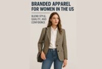 branded apparel for women in the US